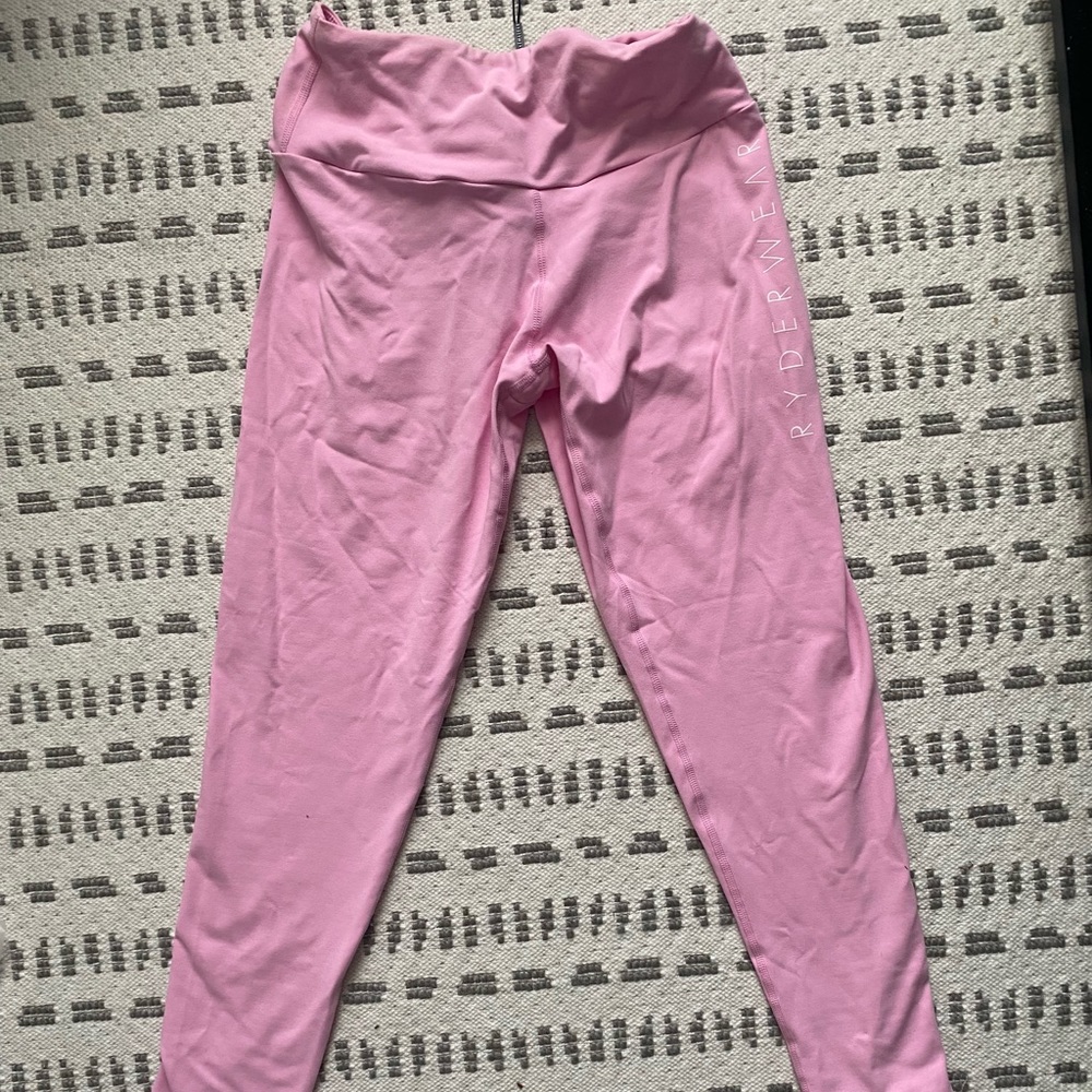 Pink workout leggings ryderwear